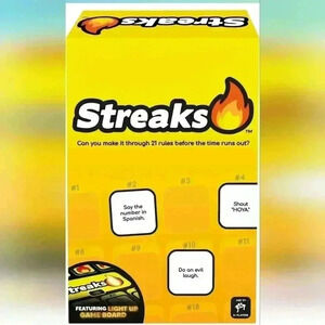 Buffalo Games Streaks Adult Party Game New In Box. Never Opened.  Electronic